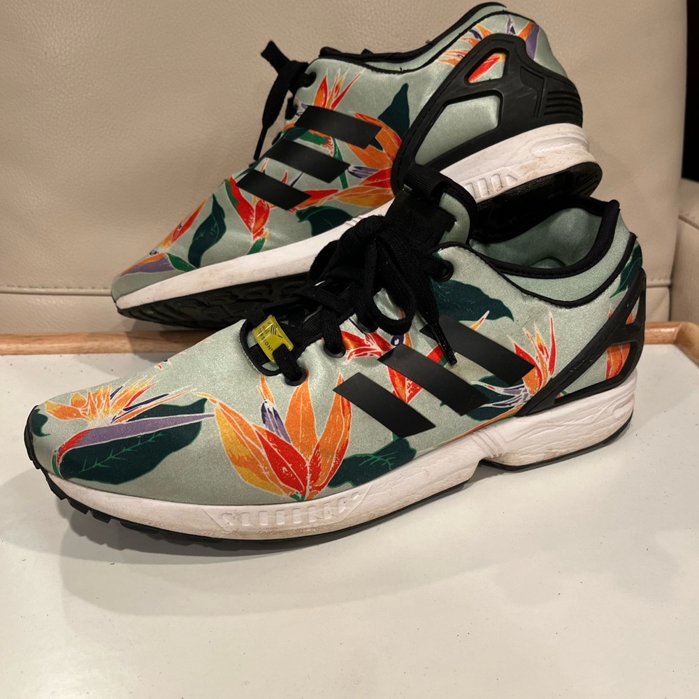 Adidas Originals Men’s Torsion Floral Sneakers - Teal